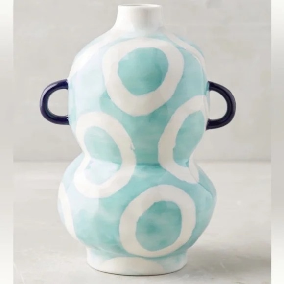 Anthropologie Carly Home Encircled Vase, Small - Picture 1 of 9